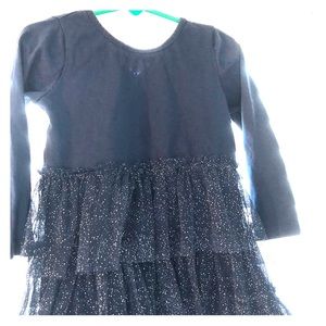 Gap Navy blue ballet dress with sparkly skirt 3T